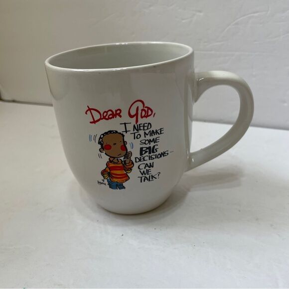 VINTAGE ROYAL NORFOLK DEAR‎ GOD CERAMIC MUG - Picture 1 of 5